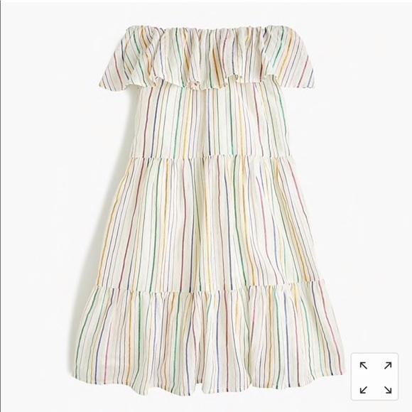 🎉HP🎉 Girls’ off the shoulder tiered ruffle dress - Picture 2 of 4